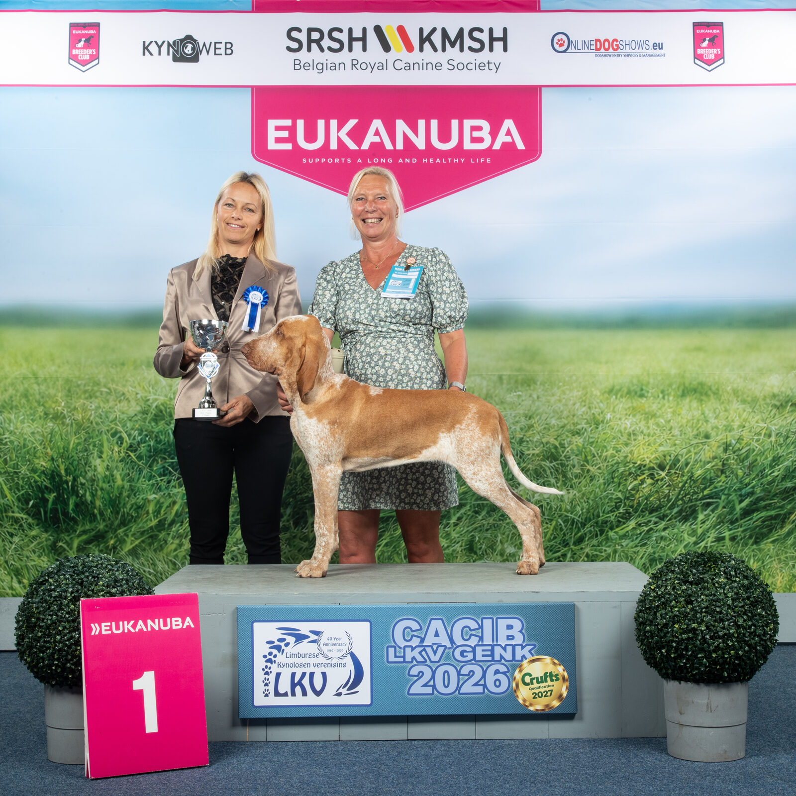 Dotje als BIS-1 Puppy in Genk