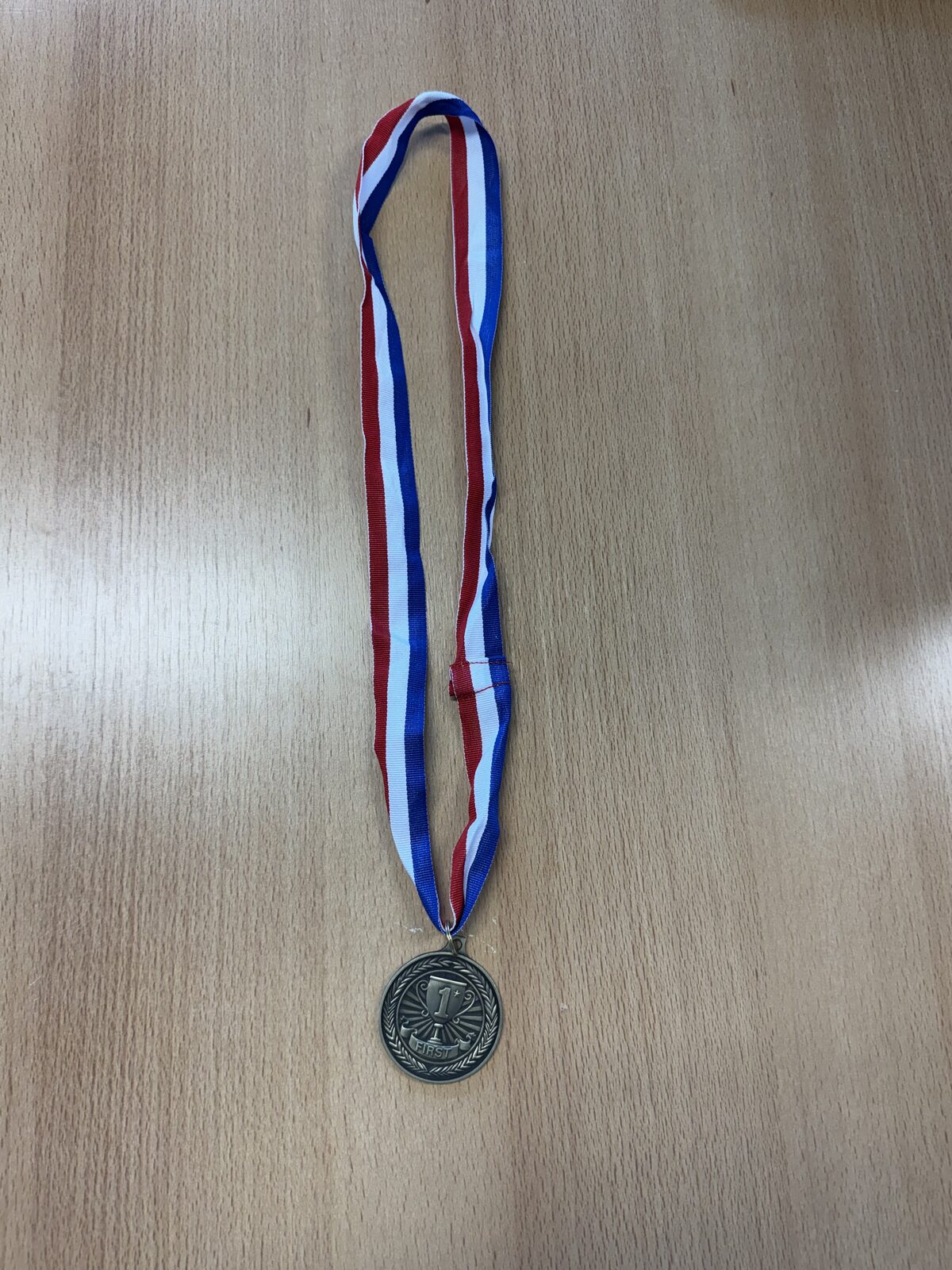De medaille van Dotje van de clubmatch in Woerden