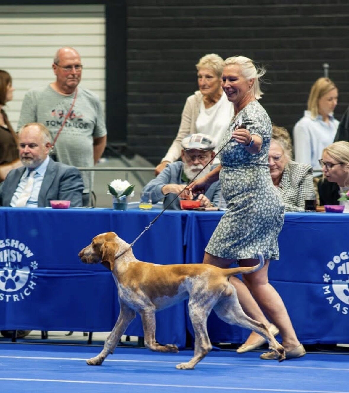 Dotje met Ageeth in de ring in Maastricht